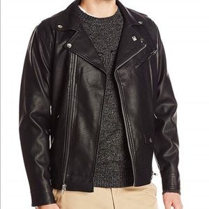 Obey Pleather Biker Jacket
